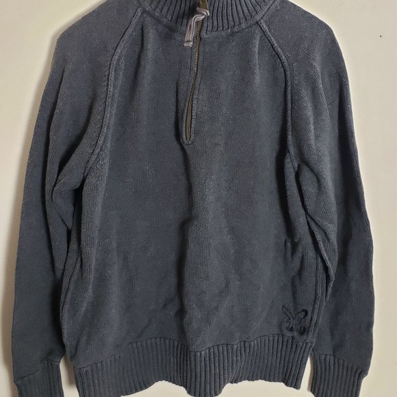 AMERICAN EAGLE MEN'S SWEATER ZIP COLLAR SIZE LARGE - Picture 3 of 16